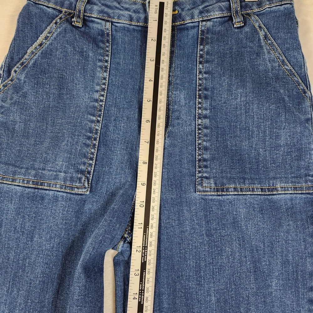 NA-KD Reborn Denim Jeans High Rise Straight Leg Blue Size 36‎ - Picture 2 of 10